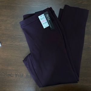 Alfani Burgundy Slim Fit Dress Pants